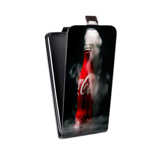 Дизайнерский вертикальный чехол-книжка для Microsoft Lumia 950 Coca-cola
