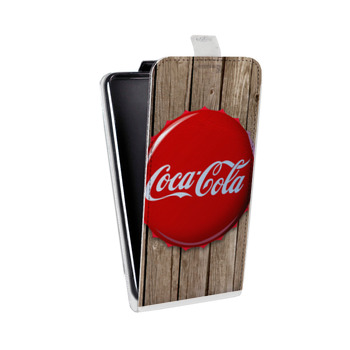 Дизайнерский вертикальный чехол-книжка для Huawei P Smart (2021) Coca-cola (на заказ)