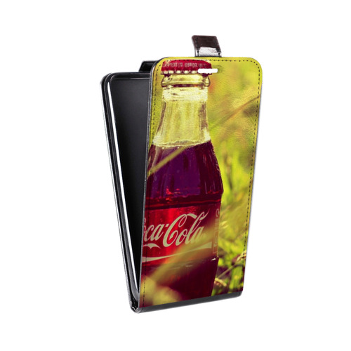 Дизайнерский вертикальный чехол-книжка для HTC Desire 12 Plus Coca-cola
