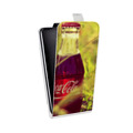 Дизайнерский вертикальный чехол-книжка для Sony Xperia XZ Coca-cola