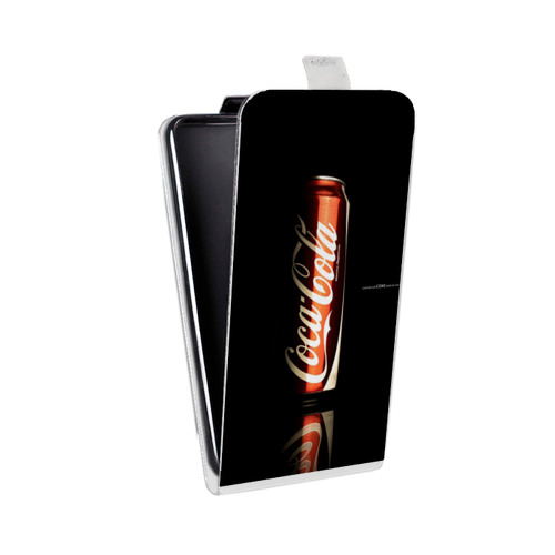 Дизайнерский вертикальный чехол-книжка для Fly IQ455 Ego Art 2 Octa Coca-cola