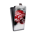 Дизайнерский вертикальный чехол-книжка для HTC 10 Coca-cola