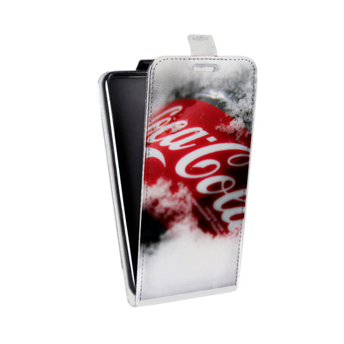 Дизайнерский вертикальный чехол-книжка для Microsoft Lumia 640 XL Coca-cola