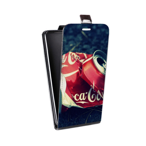 Дизайнерский вертикальный чехол-книжка для OPPO Reno 10x Zoom Coca-cola