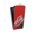 Дизайнерский вертикальный чехол-книжка для Alcatel Pop 4 Coca-cola