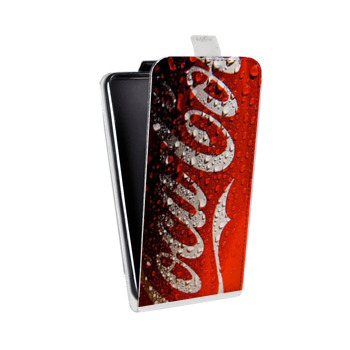 Дизайнерский вертикальный чехол-книжка для Samsung Galaxy Alpha Coca-cola (на заказ)