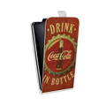 Дизайнерский вертикальный чехол-книжка для Alcatel Shine Lite Coca-cola