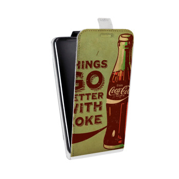 Дизайнерский вертикальный чехол-книжка для Iphone Xs Max Coca-cola (на заказ)