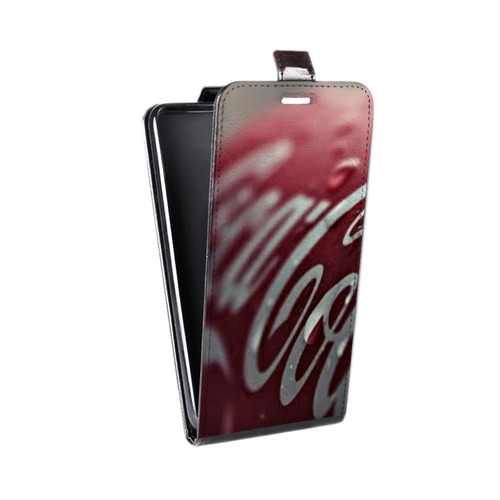 Дизайнерский вертикальный чехол-книжка для Asus ZenFone 3 Laser Coca-cola