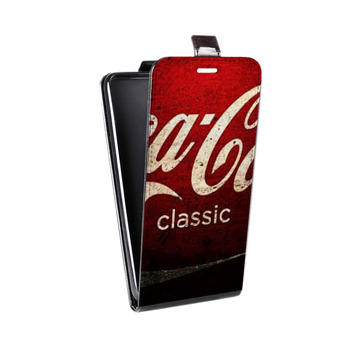 Дизайнерский вертикальный чехол-книжка для Alcatel One Touch Pop D5 Coca-cola (на заказ)