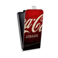 Дизайнерский вертикальный чехол-книжка для Explay 4Game Coca-cola