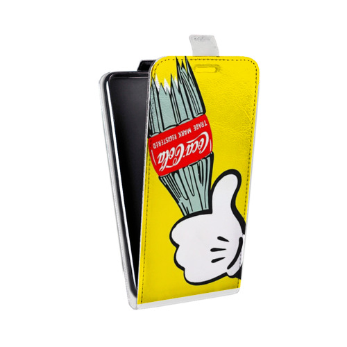 Дизайнерский вертикальный чехол-книжка для ASUS ZenFone Go ZB500KL Coca-cola