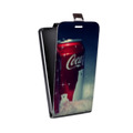 Дизайнерский вертикальный чехол-книжка для Huawei Honor X8 Coca-cola