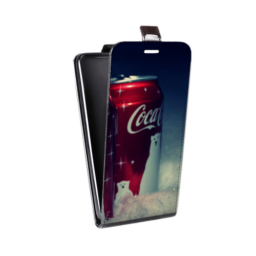 Дизайнерский вертикальный чехол-книжка для Huawei Nova 3 Coca-cola
