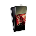 Дизайнерский вертикальный чехол-книжка для LG L70 Coca-cola