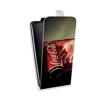 Дизайнерский вертикальный чехол-книжка для Samsung Galaxy J1 mini Prime (2016) Coca-cola (на заказ)