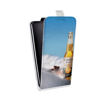 Дизайнерский вертикальный чехол-книжка для Samsung Galaxy S6 Edge Corona (на заказ)