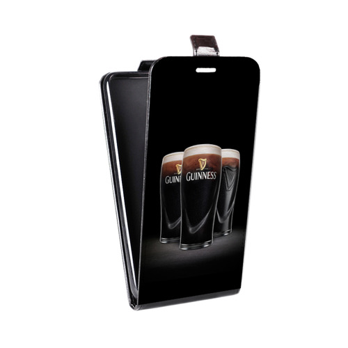 Дизайнерский вертикальный чехол-книжка для Alcatel Idol 5S Guinness