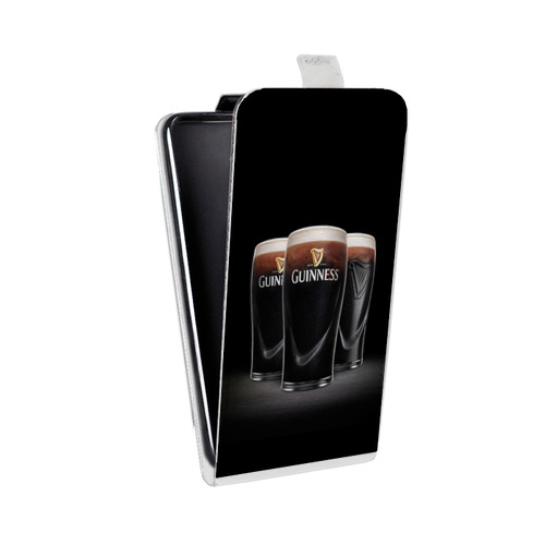 Дизайнерский вертикальный чехол-книжка для Alcatel 1C Guinness