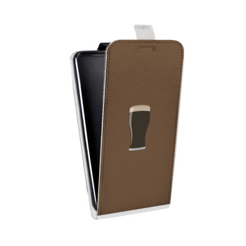 Дизайнерский вертикальный чехол-книжка для Iphone Xs Max Guinness (на заказ)