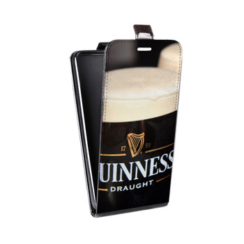 Дизайнерский вертикальный чехол-книжка для Iphone 7 Guinness (на заказ)