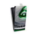 Дизайнерский вертикальный чехол-книжка для HTC 10 Heineken