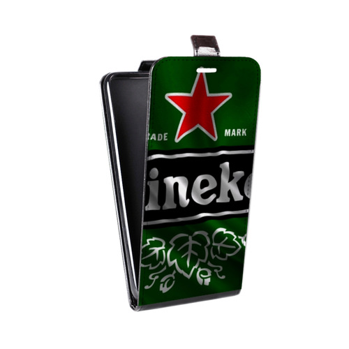 Дизайнерский вертикальный чехол-книжка для Huawei Honor 7C Pro Heineken