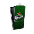 Дизайнерский вертикальный чехол-книжка для Iphone 12 Pro Heineken