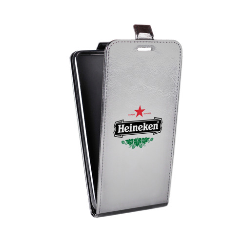 Дизайнерский вертикальный чехол-книжка для HTC Desire 200 Heineken