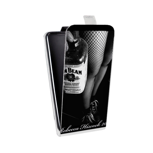Дизайнерский вертикальный чехол-книжка для OnePlus 8T Jim Beam