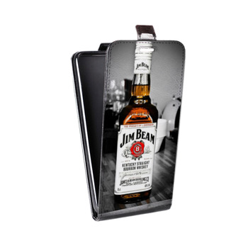Дизайнерский вертикальный чехол-книжка для Alcatel One Touch Pop D5 Jim Beam (на заказ)