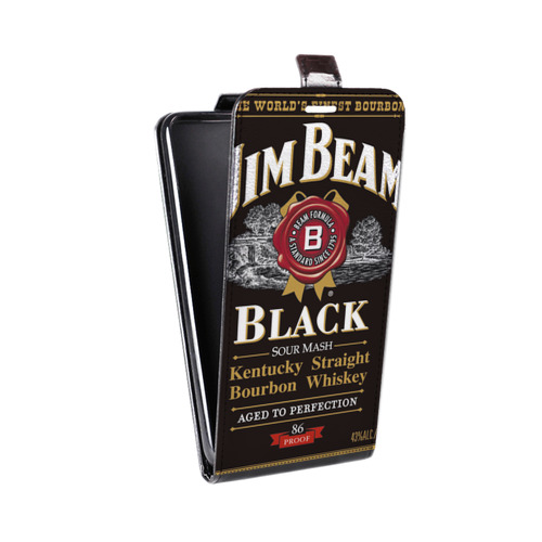 Дизайнерский вертикальный чехол-книжка для Realme 7 Pro Jim Beam