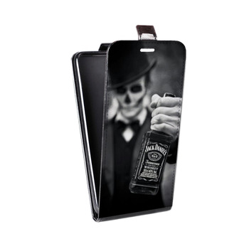 Дизайнерский вертикальный чехол-книжка для OnePlus 5 Jack Daniels (на заказ)