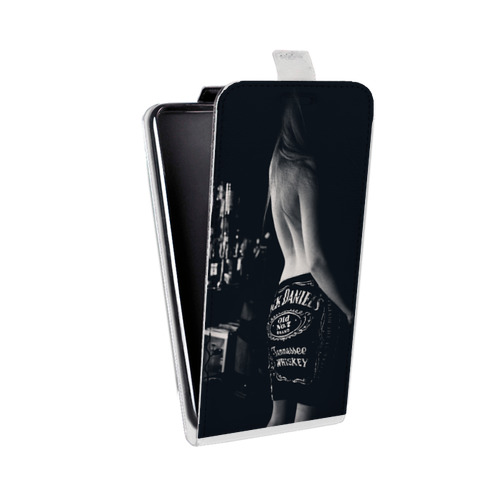 Дизайнерский вертикальный чехол-книжка для Samsung Galaxy Grand Neo Jack Daniels