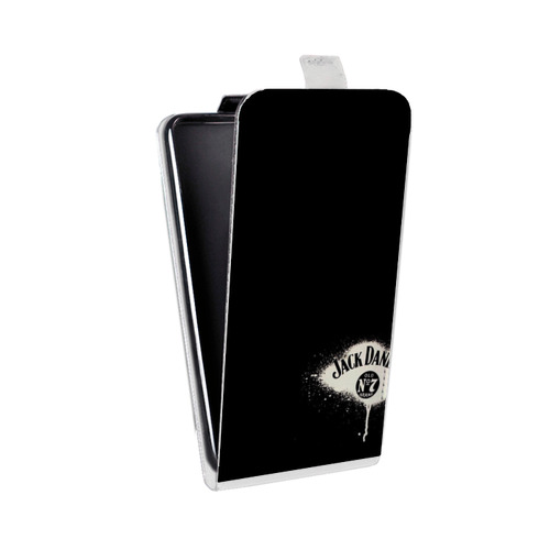 Дизайнерский вертикальный чехол-книжка для Samsung Galaxy Core Prime Jack Daniels