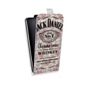 Дизайнерский вертикальный чехол-книжка для Alcatel One Touch Hero Jack Daniels