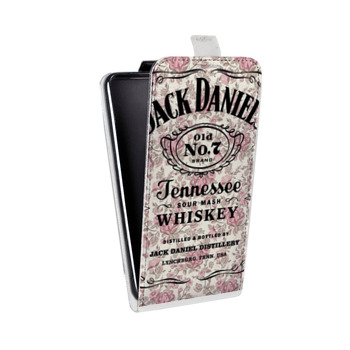 Дизайнерский вертикальный чехол-книжка для Samsung Galaxy Note 2 Jack Daniels (на заказ)