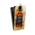 Дизайнерский вертикальный чехол-книжка для LG X Style Jack Daniels