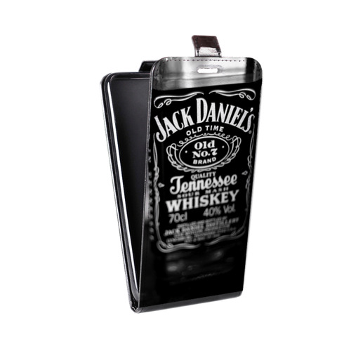 Дизайнерский вертикальный чехол-книжка для Sony Xperia X Performance Jack Daniels