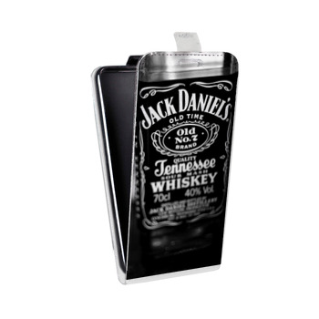 Дизайнерский вертикальный чехол-книжка для Huawei Honor 6C Pro Jack Daniels (на заказ)