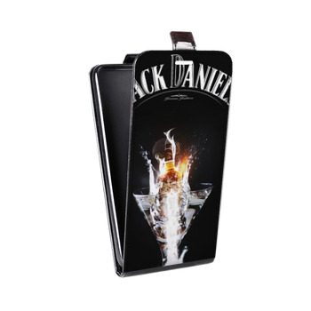 Дизайнерский вертикальный чехол-книжка для Samsung Galaxy S6 Edge Jack Daniels (на заказ)