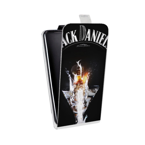 Дизайнерский вертикальный чехол-книжка для Samsung Galaxy Grand Prime Jack Daniels