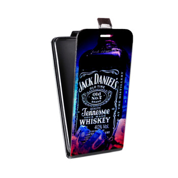 Дизайнерский вертикальный чехол-книжка для Huawei P Smart (2021) Jack Daniels (на заказ)