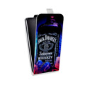 Дизайнерский вертикальный чехол-книжка для Alcatel Idol 5S Jack Daniels
