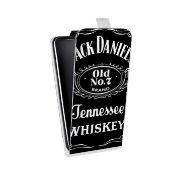 Дизайнерский вертикальный чехол-книжка для BlackBerry KEY2 Jack Daniels (на заказ)