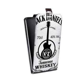 Дизайнерский вертикальный чехол-книжка для OnePlus 5 Jack Daniels (на заказ)