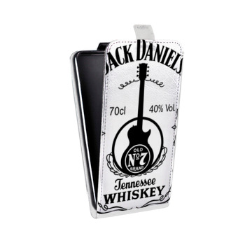 Дизайнерский вертикальный чехол-книжка для LG G Pro Lite Dual Jack Daniels (на заказ)