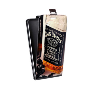 Дизайнерский вертикальный чехол-книжка для LG K7 Jack Daniels (на заказ)