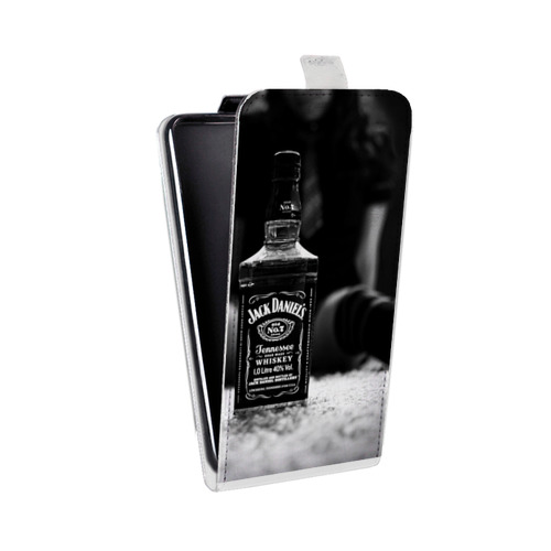 Дизайнерский вертикальный чехол-книжка для Samsung Galaxy Trend Lite Jack Daniels