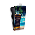 Дизайнерский вертикальный чехол-книжка для LG G7 Fit Jack Daniels